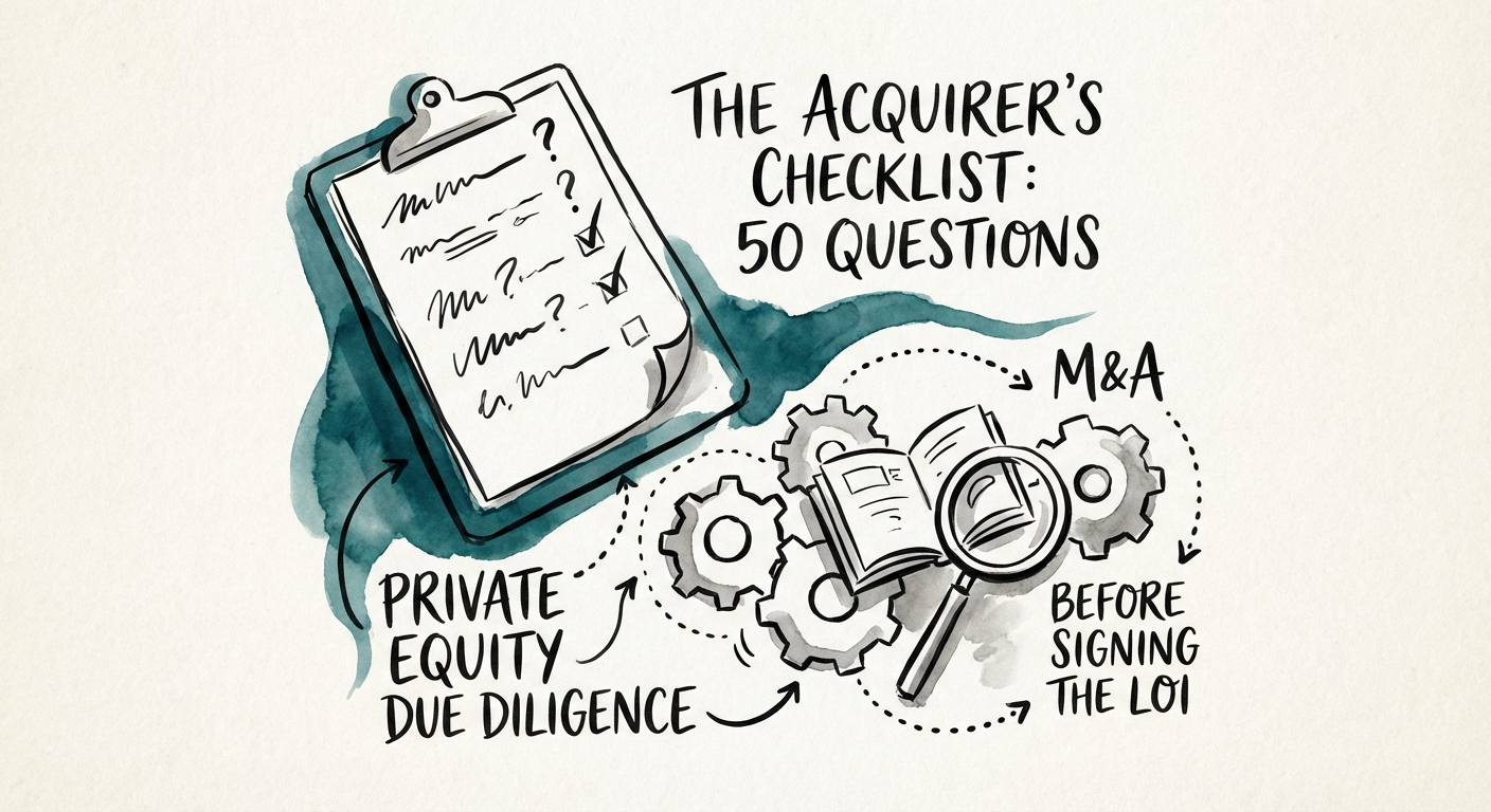 Private Equity Due Diligence Checklist for M&A