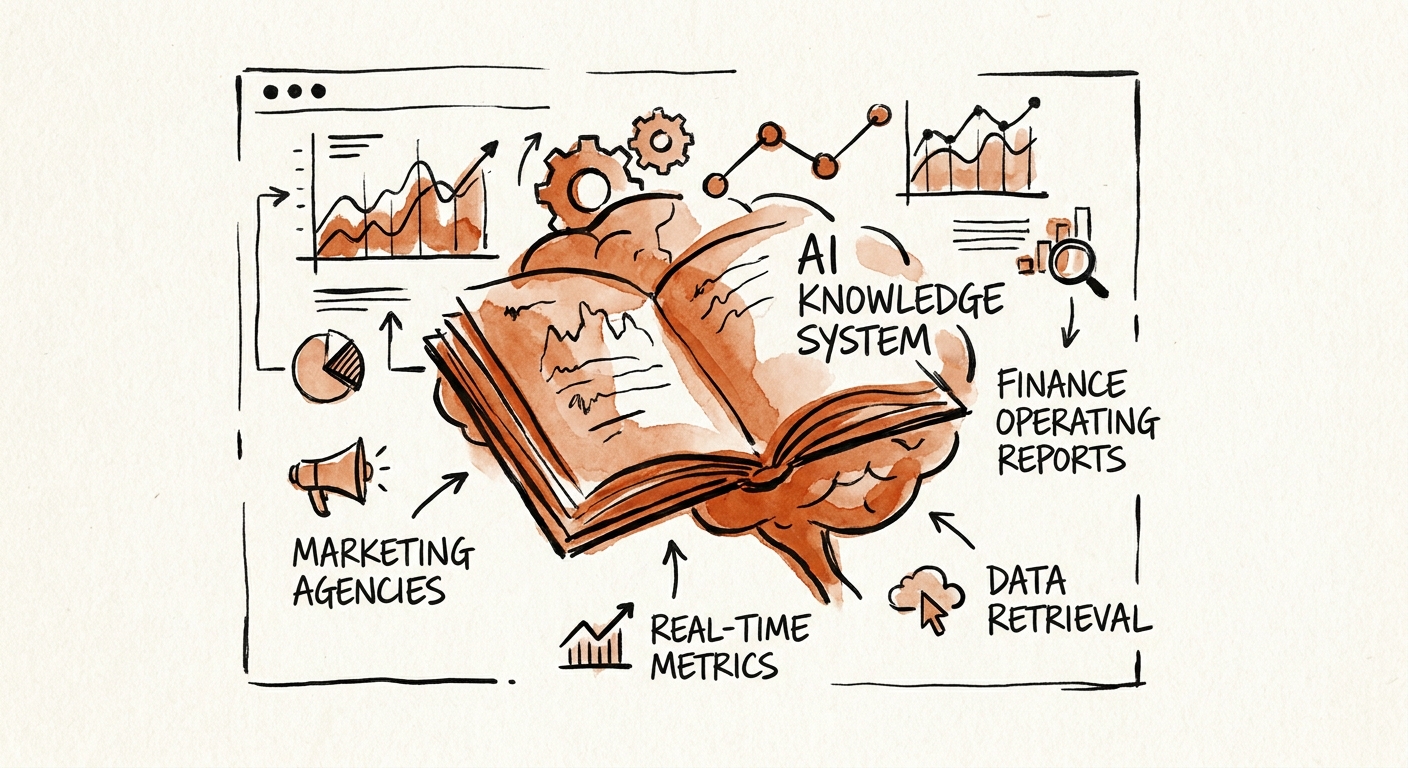 Marketing agencies reviewing a governed AI workflow for finance operating reports.