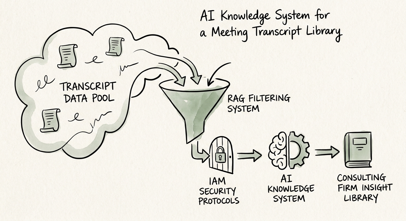 Operating roadmap for implementing AI-assisted meeting transcript libraries with source controls and review ownership.