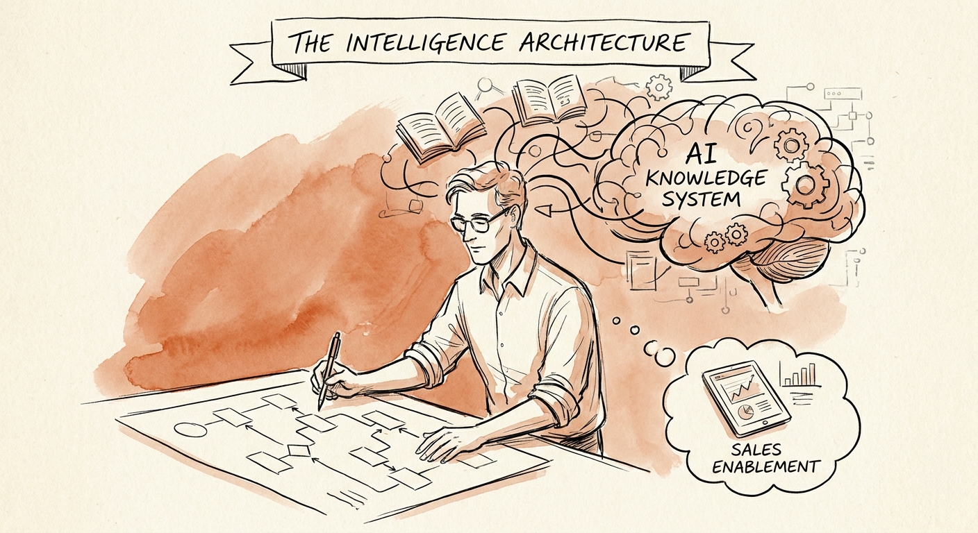 Consulting firms reviewing a governed AI workflow for sales enablement libraries.