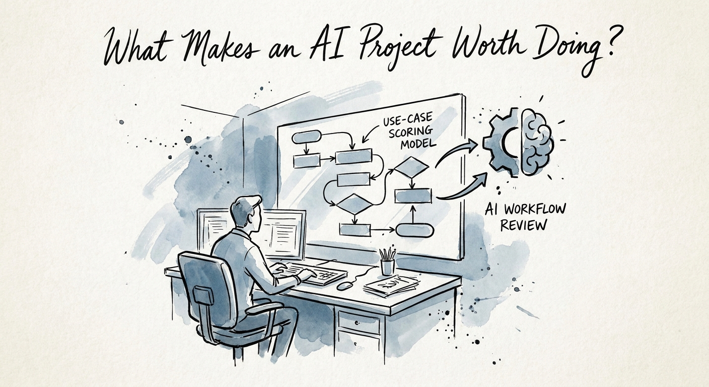 Operator workspace for AI Use-Case Scoring planning and AI workflow review.