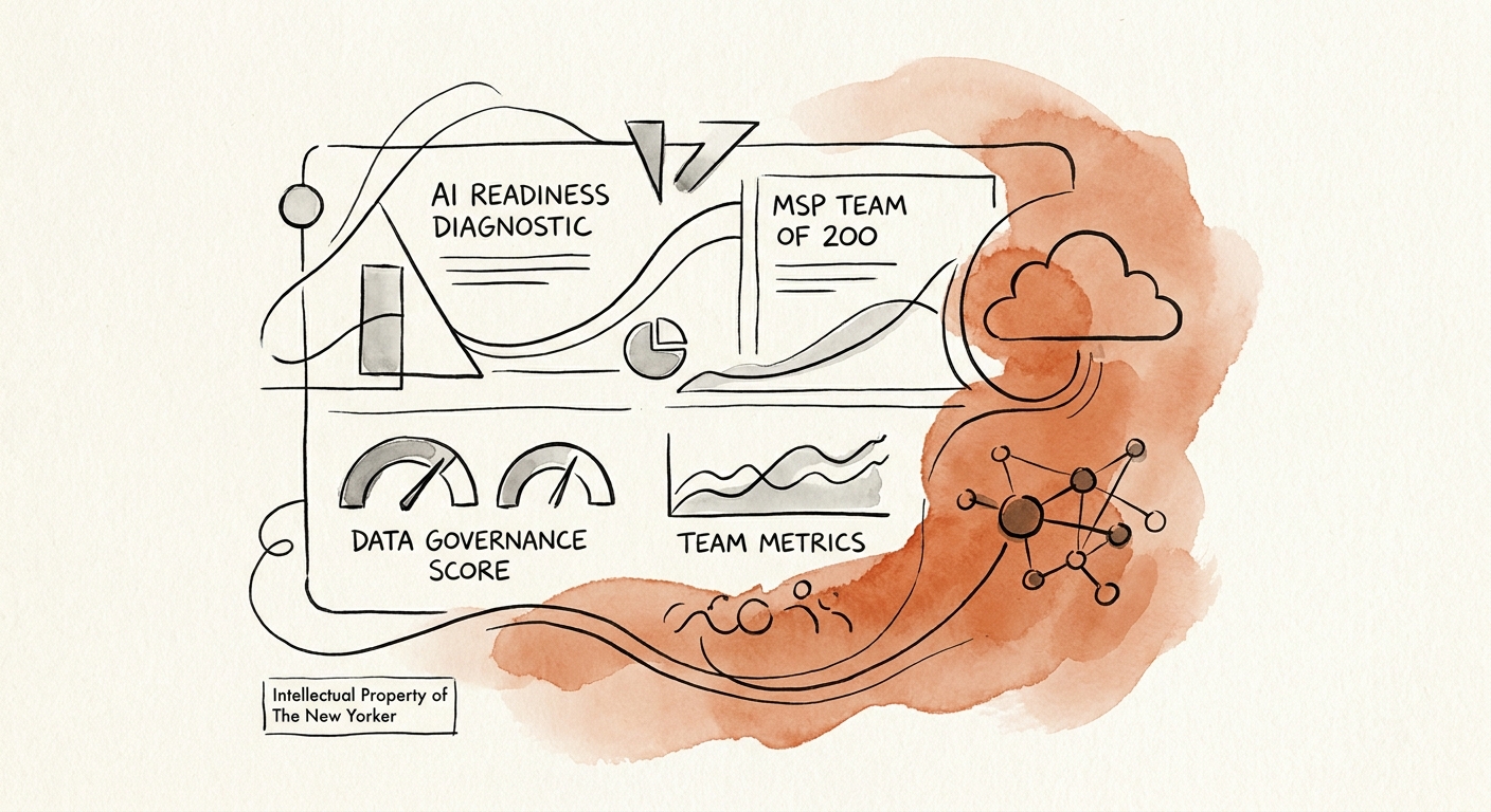 Workflow map showing inputs, review rules, and metrics for support triage, dispatch, and service knowledge.