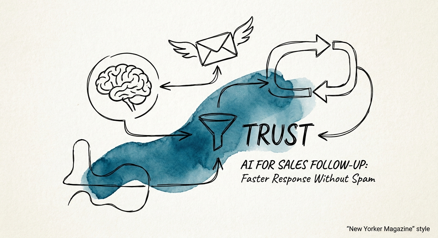 Sales follow-up workflow using account research, call summaries, approval rules, and CRM hygiene.