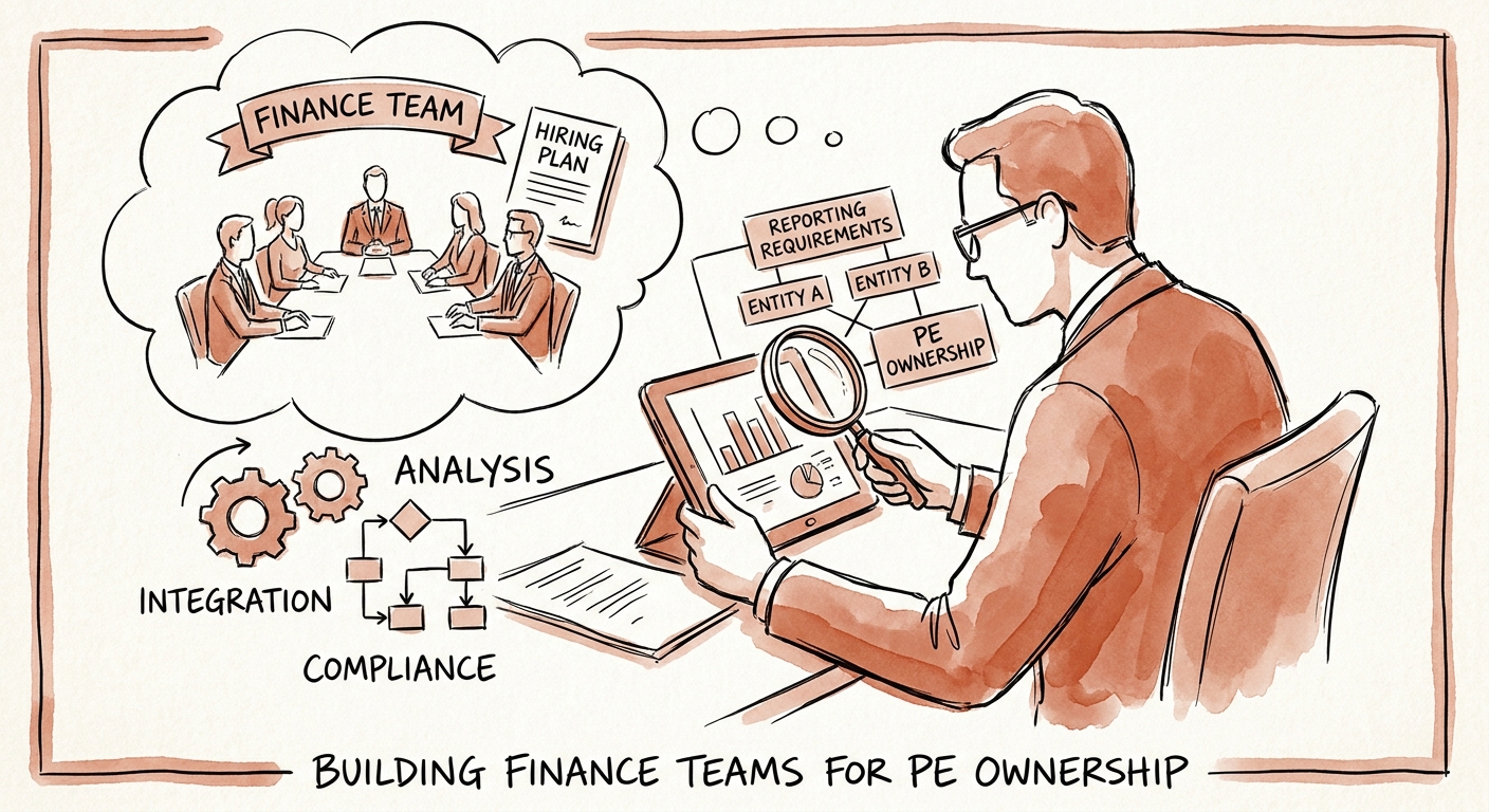 A corporate finance leader evaluating a multi-entity dashboard in a PE-backed environment.