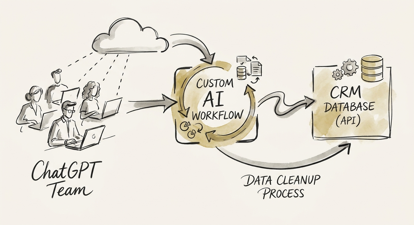Data cleanup workflow showing profiling, conflict rules, steward review, approved merge, and audit log.