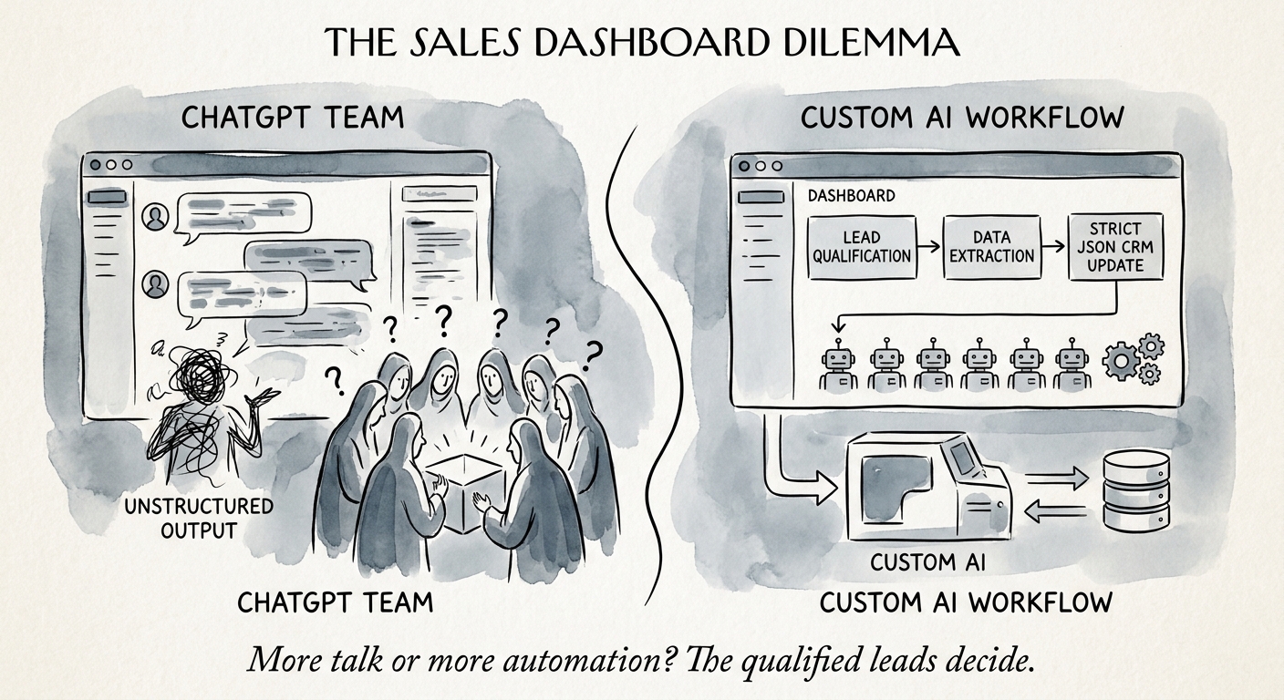Lead qualification workflow showing campaign source, enrichment, fit rules, reason codes, routing SLA, and sales acceptance feedback.