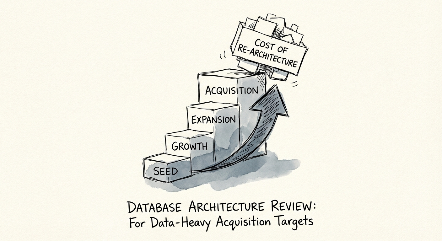 Chart showing the exponential cost of fixing database schema errors at later stages of growth