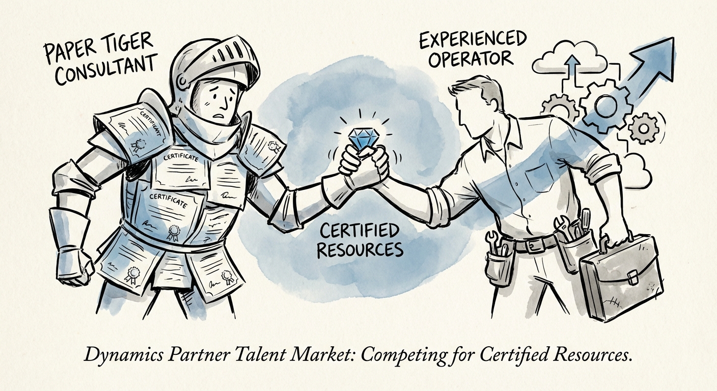 Comparison of paper tiger certified consultants versus experienced operators