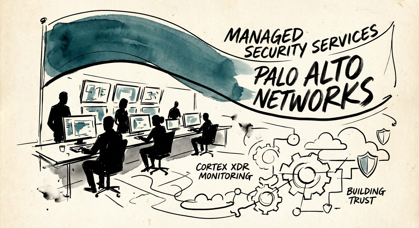 A specialized cybersecurity operations center team monitoring Cortex XDR dashboards.