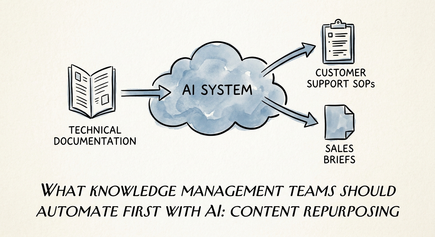 Operating roadmap for implementing AI-assisted content repurposing with source controls and review ownership.