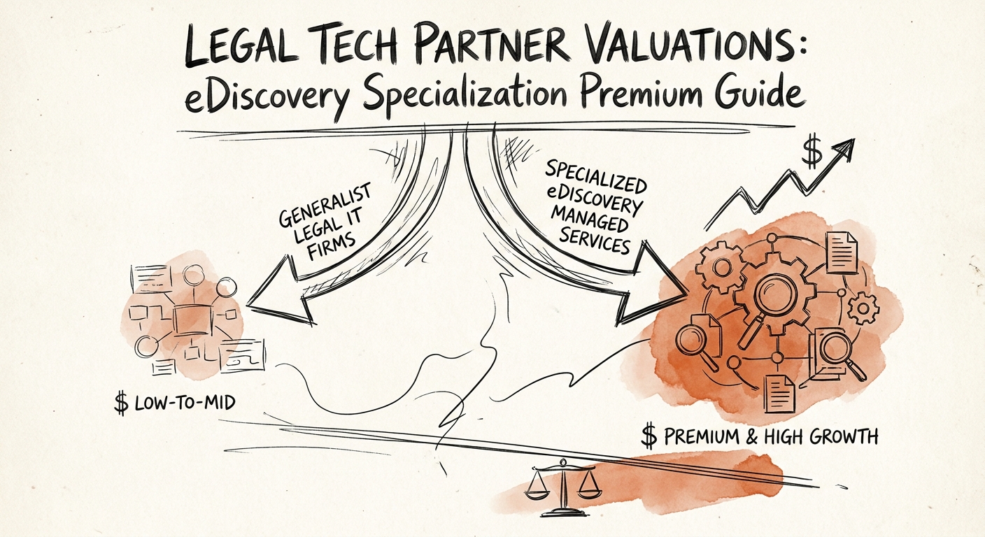 Legal technology valuation framework comparing generalist IT support with specialized eDiscovery workflows.
