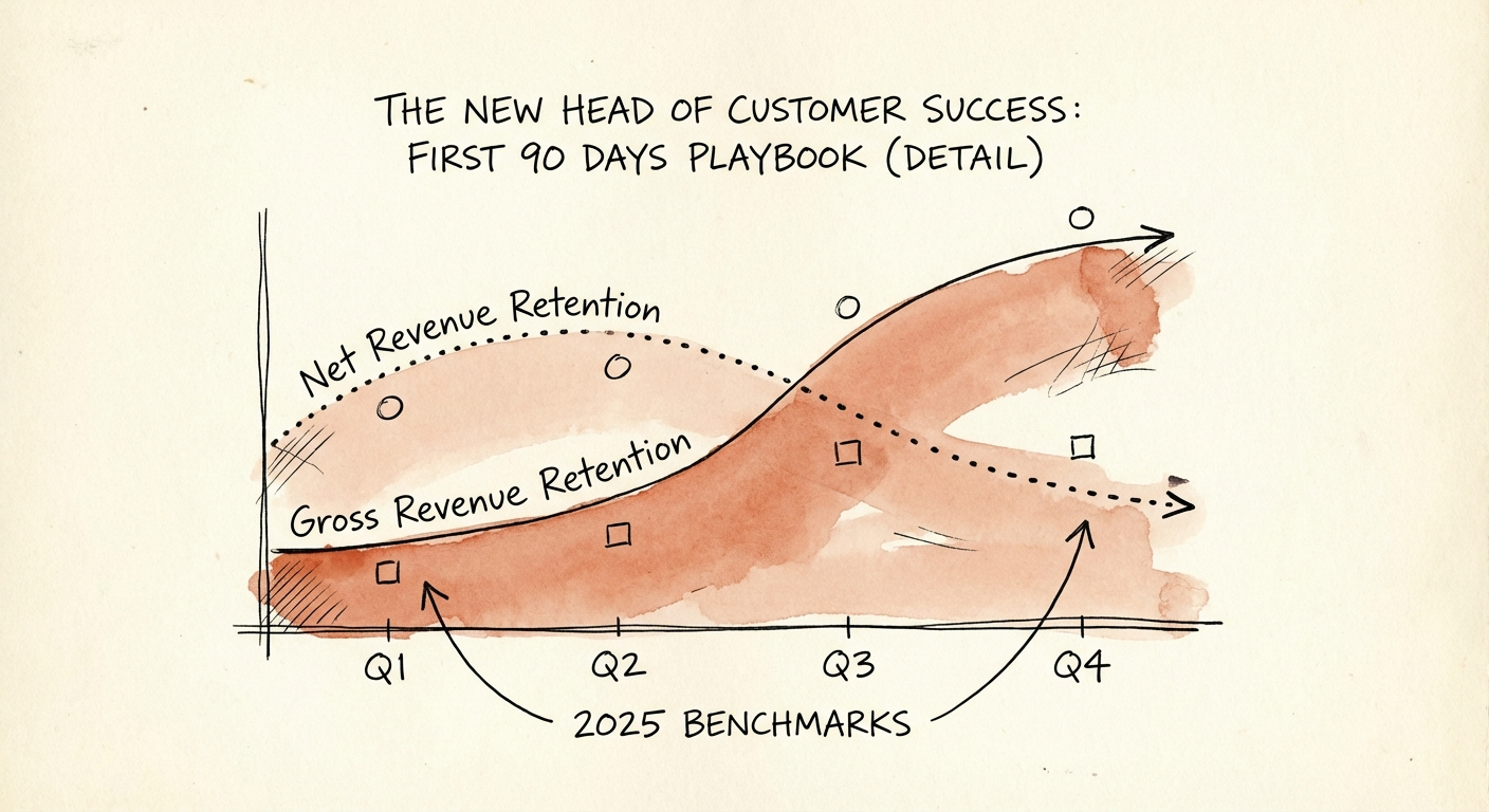 A chart comparing SaaS valuation multiples based on Net Revenue Retention percentages.