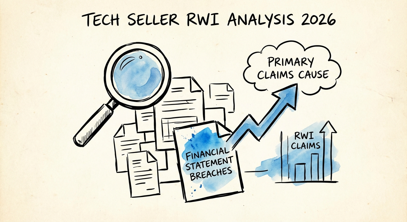 Chart showing the rise of financial statement breaches as the primary cause of RWI claims in 2026.