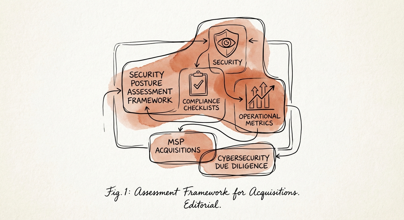 Cybersecurity due diligence dashboard showing operational metrics vs compliance checklists
