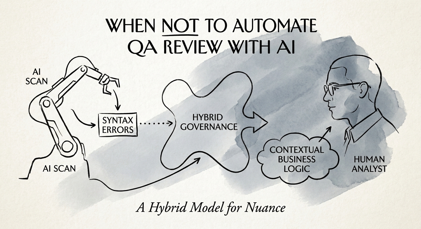 Operating roadmap for implementing AI-assisted quality assurance review with source controls and review ownership.