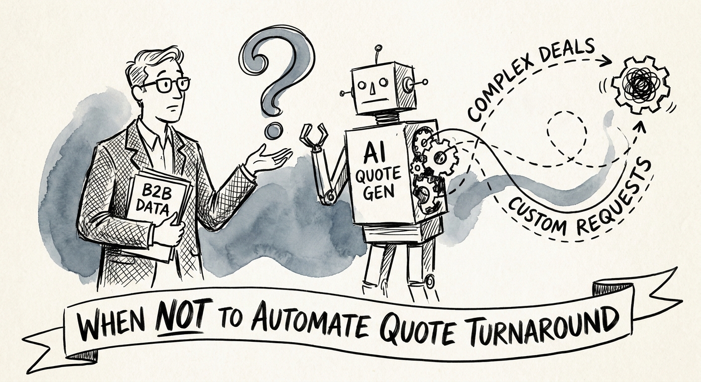 Deal desk leader reviewing AI quote turnaround recommendations with pricing approval controls.