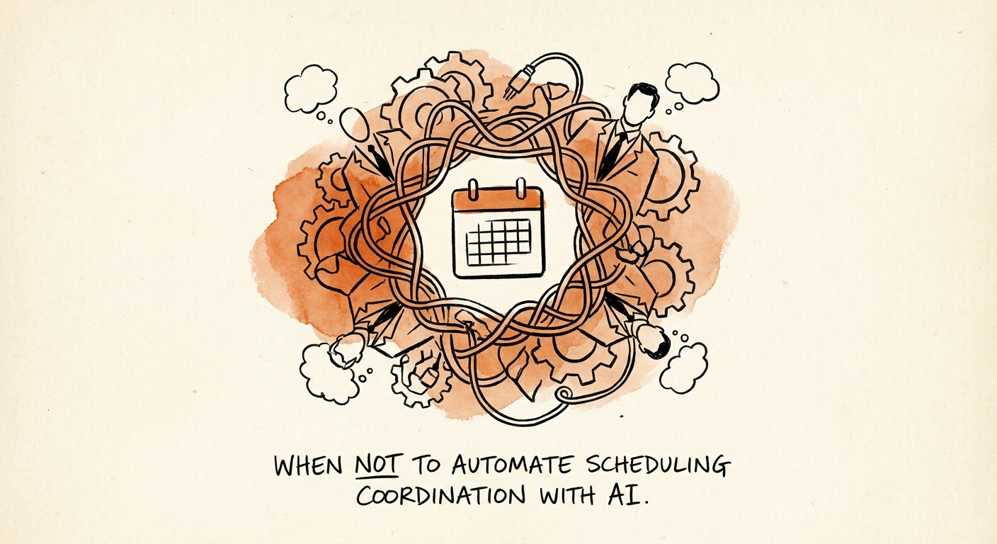 Operations and service teams reviewing a governed AI workflow for scheduling coordination.